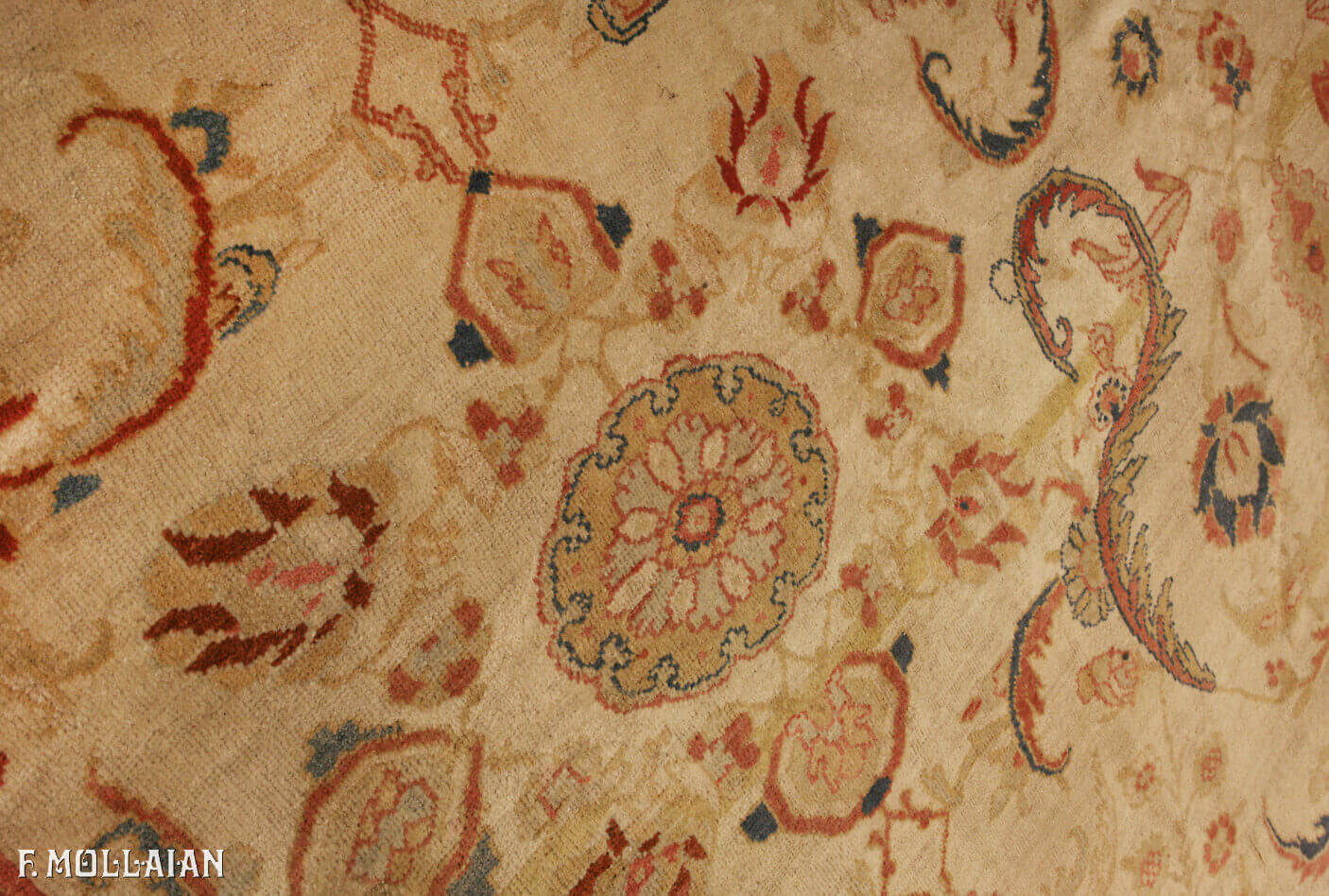 A Massive Antique Persian Mahal Ziegler Gallery Size Carpet n°:97068721